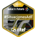 Imagen insignia NOOC "Diseña situaciones de aprendizaje para el Aula del Futuro" - #SituacionesAdF