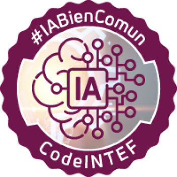 imagen insignia NOOC " Inteligencia Artificial para el bien común (3ª edición)"#IABienComun