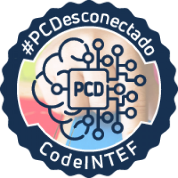 imagen insignia NOOC "Iniciación a las actividades desconectadas para el aula (3ª edición) #PCDesconectado"
