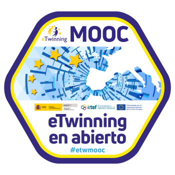 eTwinning en abierto (5ª edición) - #etwmooc Imagen insignia MOOC "eTwinning en abierto (5ª edición)" - #etwmooc