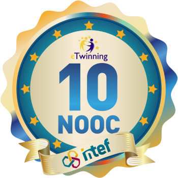 Imagen insignia "10 NOOC eTwinning"