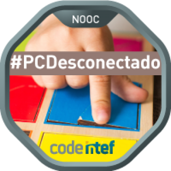Imagen insignia NOOC "Iniciación a las actividades desconectadas para el aula" - #PCDesconectado
