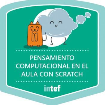 Insignia pensamiento computacional en el aula con Scratch. Edición marzo de 2018