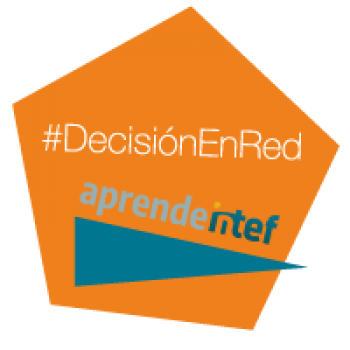 Imagen insignia NOOC "Tomar decisiones en la era digital (1ª edición)" - #DecisiónEnRed