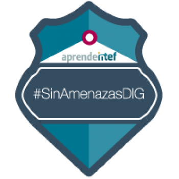 Imagen insignia NOOC Ante la amenaza digital, ¡actúa! (1ª edición) - #SinAmenazasDIG