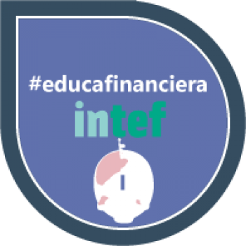 Imagen insignia NOOC "Ahorro, porque yo lo merezco" - #educafinanciera
