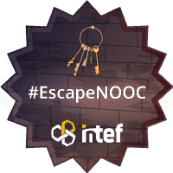 Imagen insignia NOOC "Diseña tu EscapeNOOC (1ª edición)" - #EscapeNOOC