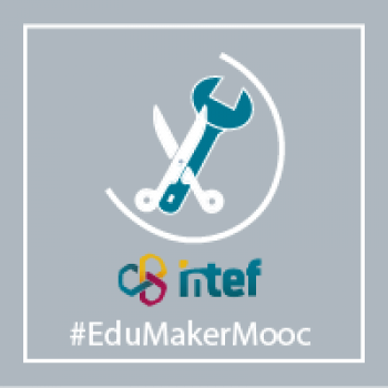 Imagen insignia MOOC Cultura Maker en el aula (2ª edición) - #EduMakerMooc