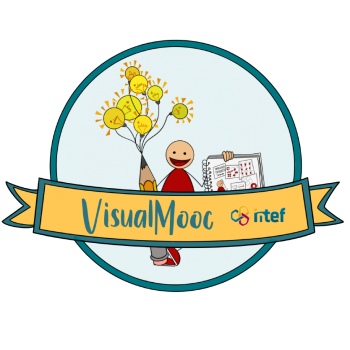 Imagen insignia MOOC "Visual Thinking en Educación (5ª edición)" - #VisualMooc