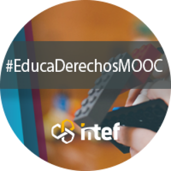 Imagen insignia MOOC "Educación en derechos de la infancia y ciudadanía global (2ª edición)" - #EducaDerechosMOOC