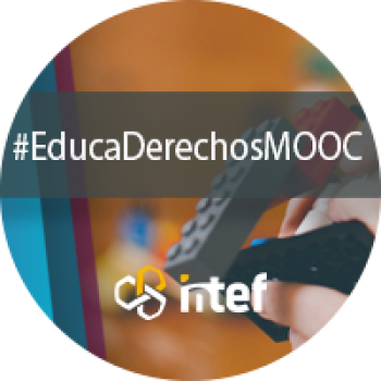 imagen insignia NOOC "Educación en derechos de la infancia y ciudadanía global (4ª edición) - #EducaDerechosMOOC