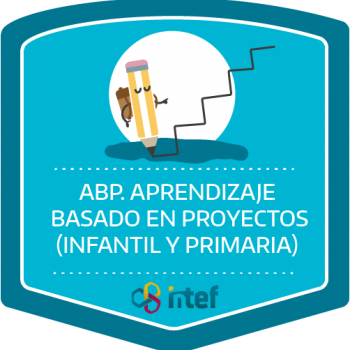 Imagen insignia Curso tutorizado ABP. Aprendizaje Basado en Proyectos: Infantil y Primaria. Edición marzo 2019