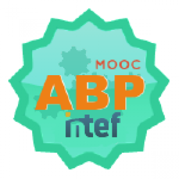 Imagen insignia MOOC "ABP: hacia un aprendizaje interdisciplinar presencial y a distancia (5ª edición actualizada)" - #ABPMOOC_INTEF