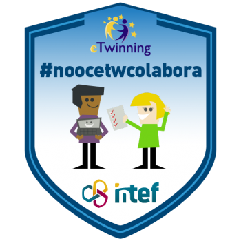 Colabora en eTwinning (2ª edición) - #noocetwcolabora Imagen insignia NOOC Colabora en eTwinning (2ª edición) - #noocetwcolabora