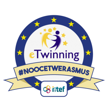 Imagen insignia NOOC eTwinning en Erasmus+ (2ª edición) - #noocetwerasmus