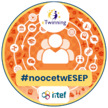 "Diseña eTwinning en ESEP (5ª edición)"#NOOCETWESEP imagen insignia NOOC "Diseña eTwinning en ESEP (5ª edición)"#NOOCETWESEP