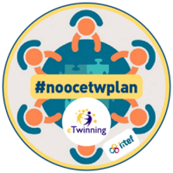 Imagen insignia NOOC "Diseña eTwinning (3ª Edición)" - #noocetwplan