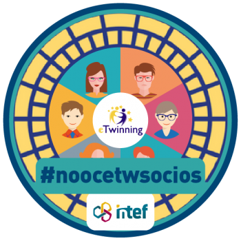 Imagen insignia NOOC Busca tu socio eTwinning (1ª Edición) - #noocetwsocios