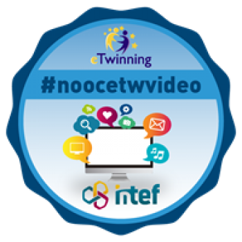 Imagen insignia NOOC "A "videoconferenciar" en eTwinning (4ª Edición)" - #noocetwvideo