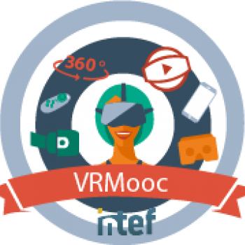 Imagen insignia MOOC "Realidad Virtual en Educación (4ª edición)" - #VRMooc