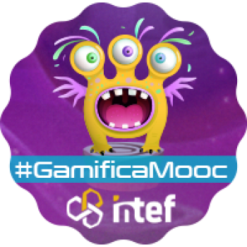 imagen insignia MOOC "Gamificación en el aula (7ª edición)"  - #GAMIFICAMOOC