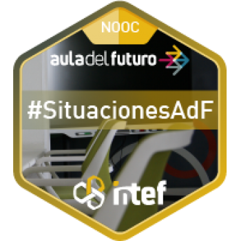 Imagen insignia NOOC "Diseña situaciones de aprendizaje para el Aula del Futuro" - #SituacionesAdF