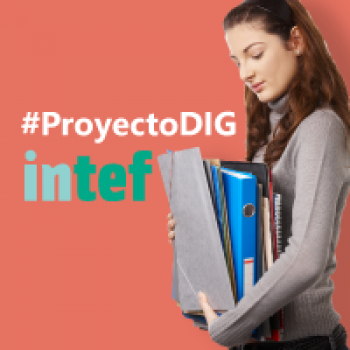 Imagen insignia NOOC "Diseña un proyecto colaborativo digital en tu centro" (2ª edición) - #ProyectoDIG
